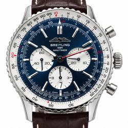 Breitling Navitimer B01 Chronograph 46MM AB0137 Blue Dial Watch